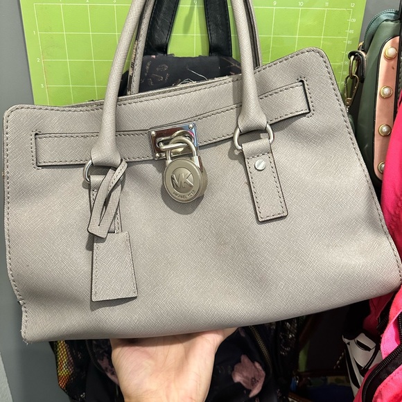 Michael Kors Taupe Satchel - Picture 1 of 6
